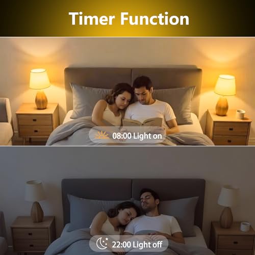 E12 LED Bulb Smart Bluetooth Light Bulb with APP Control (3 Count)