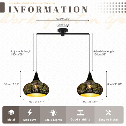 Moroccan Pendant Light Fixture 2