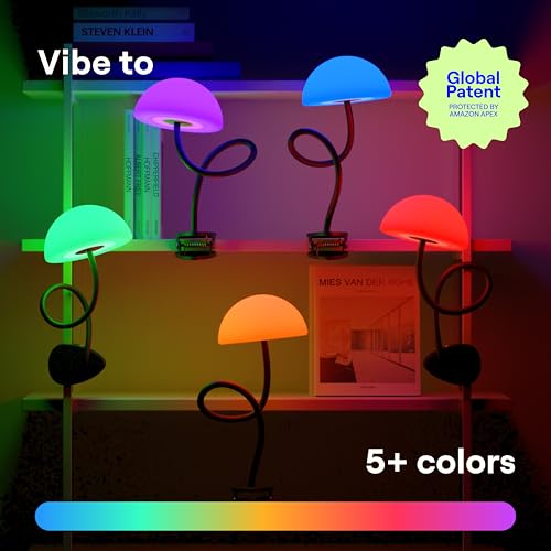 Shroommate Dorm Room Essential Clip On Bed Light for Dorm Room