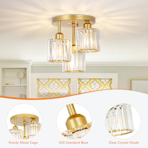 Modern Semi Flush Mount Ceiling Light