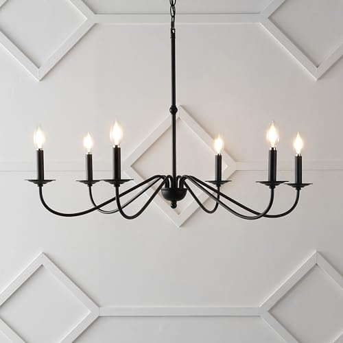 Wicklow 6 Light Farmhouse Chandelier 34.75"