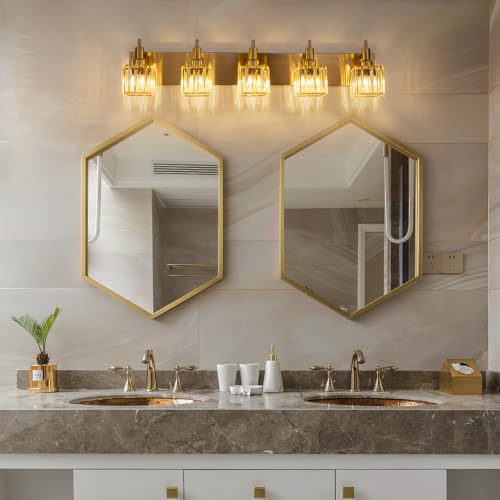 Gold Bathroom Vanity Lights