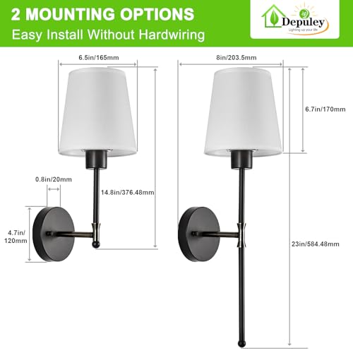 Battery Operated Wall Sconce (2 Count)