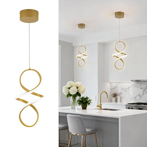 Spiral Kitchen Pendant Lighting