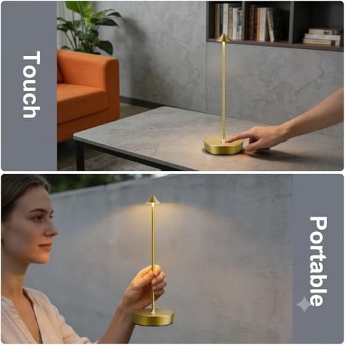 LED Cordless Rechargeable Table Lamps (2 Count)