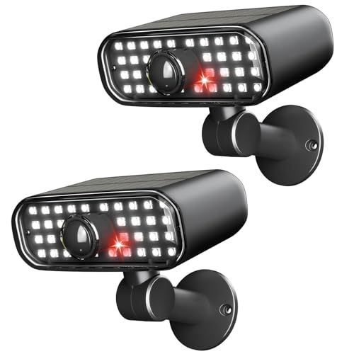 Solar Security Lights Outdoor (2 Count)