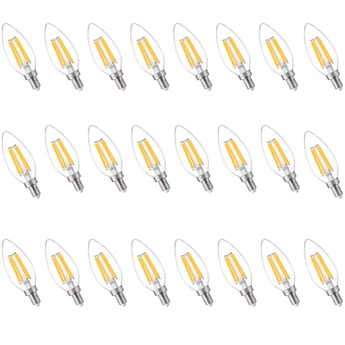 100W Equivalent LED Candelabra Bulbs (24 Count)
