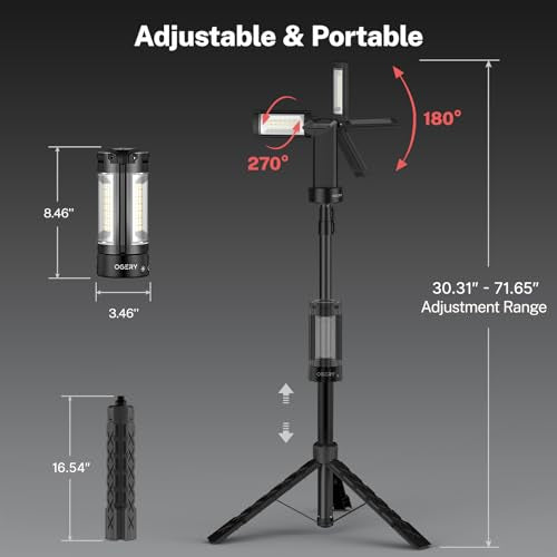 Rechargeable 10000mAh Camping Light with Stand