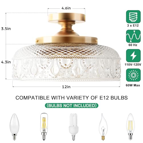 Semi Flush Mount Ceiling Light