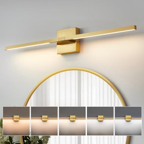 Gold Bathroom Vanity Light Fixtures