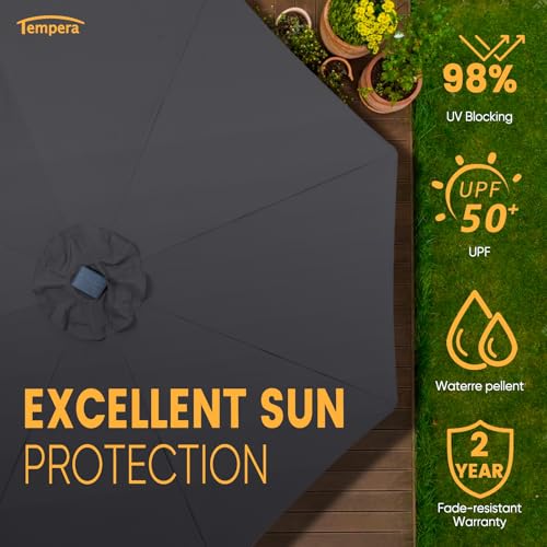 10ft Patio LED Umbrella with light