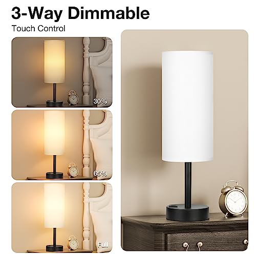 White Touch Table Lamp for Bedroom