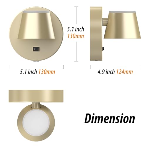 Battery Operated Wall Sconce with Remote