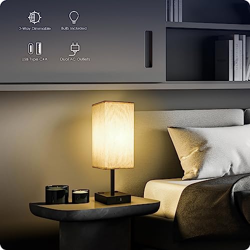 Bedside Table Lamps Set of 2 (2 Count)