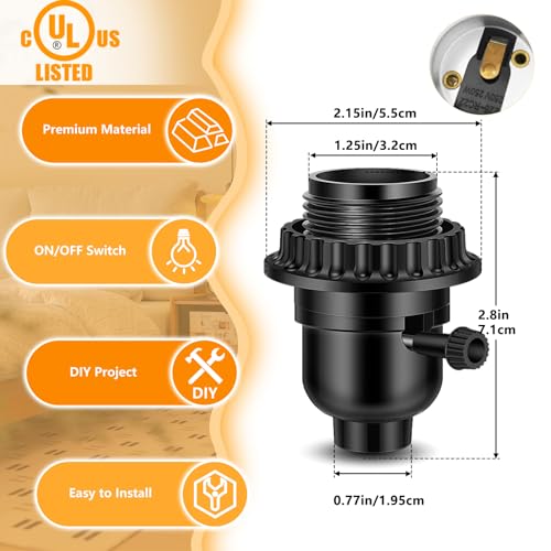 UL Listed E26 Light Socket