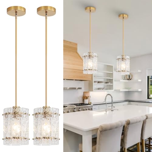 Gold Pendant Lights Kitchen Island (2 Count)