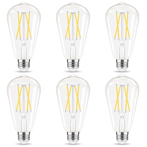 Dimmable LED Edison Bulb (6 Count)