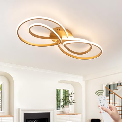 Modern LED Ceiling Light (Gold)