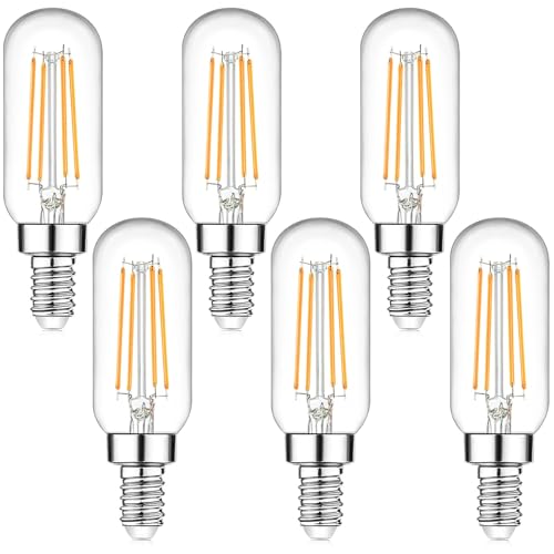 E12 Candelabra Edison Bulbs 60 Watt Equivalent (6 Count)