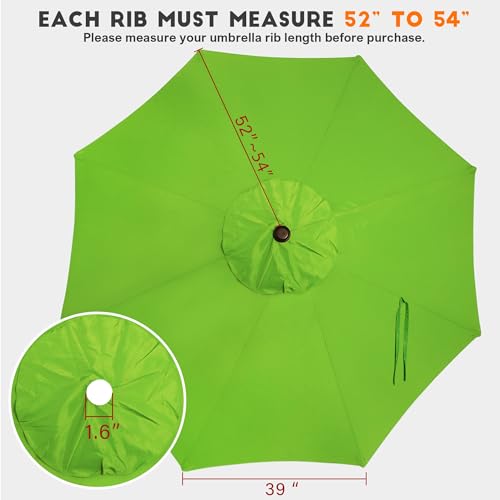 9ft Patio Umbrella Replacement Canopy