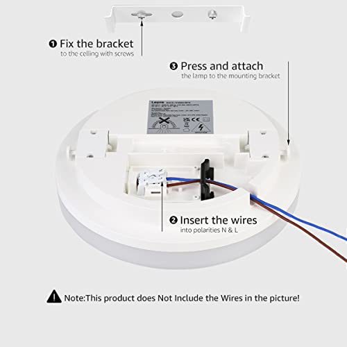 8.7 inch Flush Mount LED Ceiling Light for Bathroom