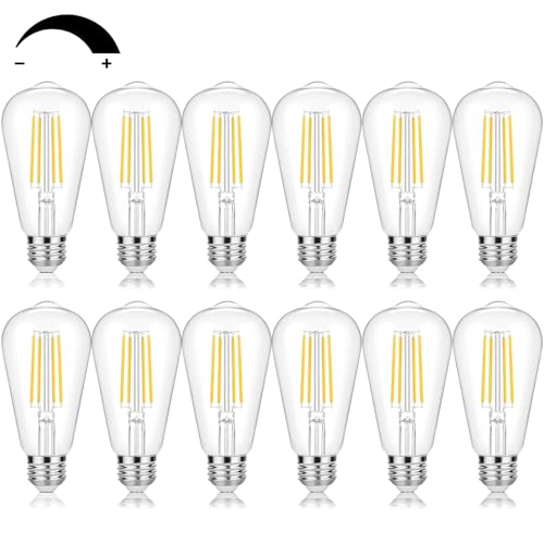 12 Pack E26 LED Edsion Bulbs 60 Watt (12 Count)