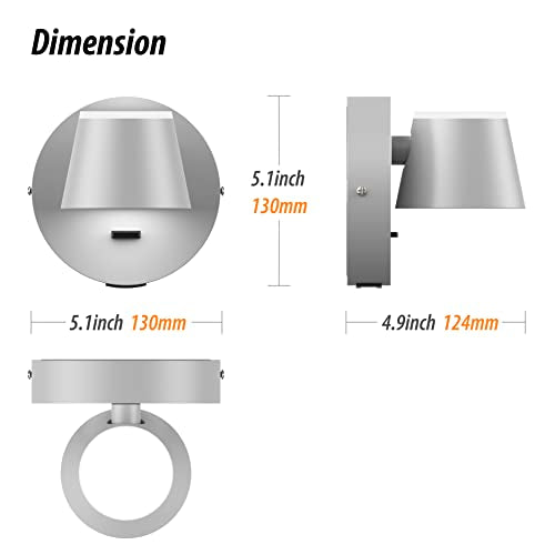 Wall Light LED Wall Sconce with On