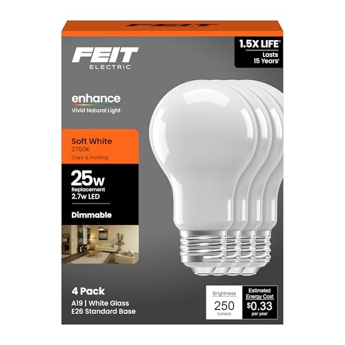 Enchance A19 LED Light Bulbs (4 Count)
