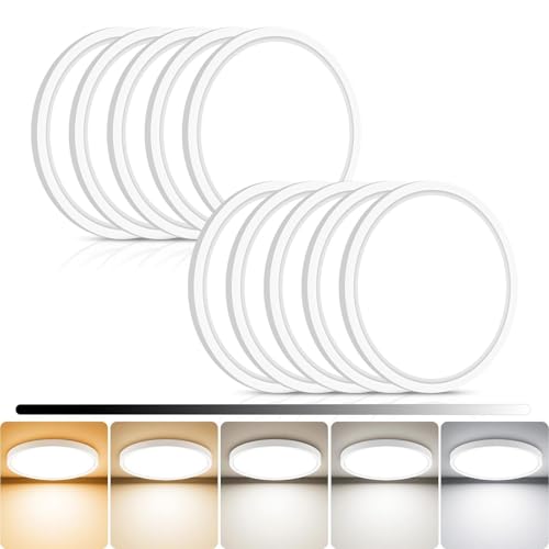 10Pack 7inch LED Flush Mount Ceiling Light