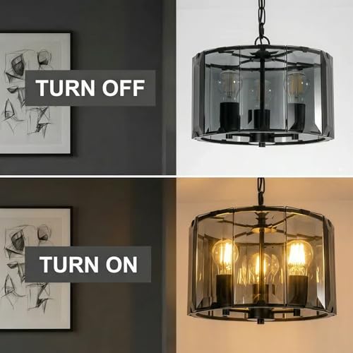 Black Chandeliers for Dining Room