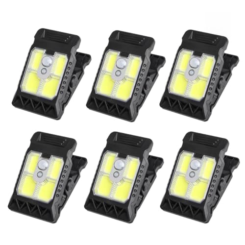 6 Pack Clip On Solar Lights Outdoor Waterproof (6 Count)