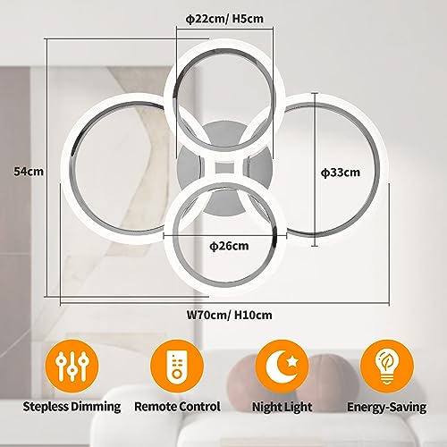 Modern LED Ceiling Light Fixture