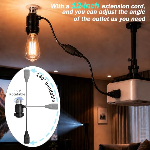 Light Socket Outlet Adapter