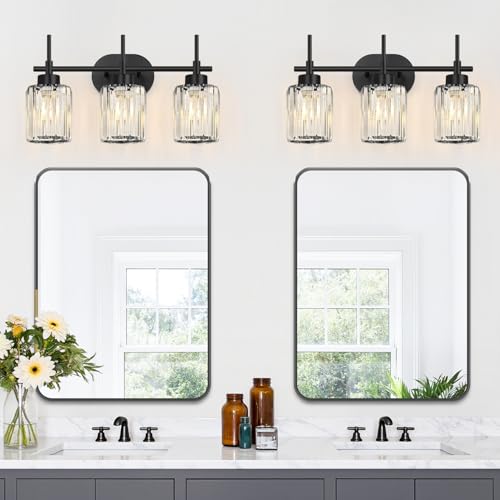 Matte Black Vanity Light