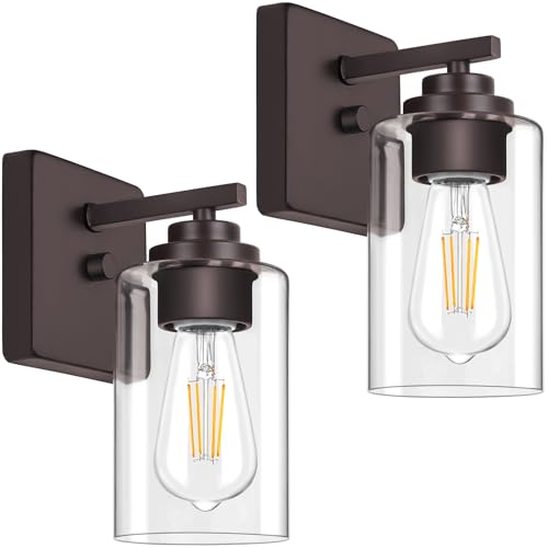 Set of 2 Wall Sconces for Bathroom (2 Count)