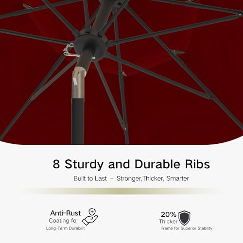 9ft 3 Tier Patio Umbrella