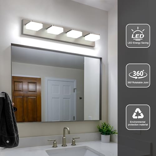 LED Vanity Light Fixture for Bathroom (4 Count)