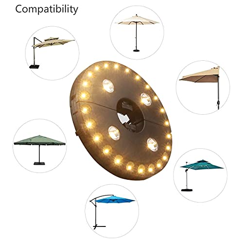 Patio Umbrella Lights Battery Operated (2 Count)