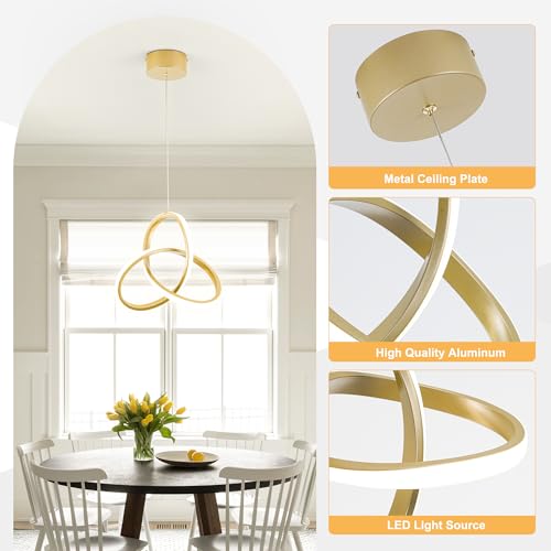 4000K Modern Led Kitchen Island Pendant Light Fixture