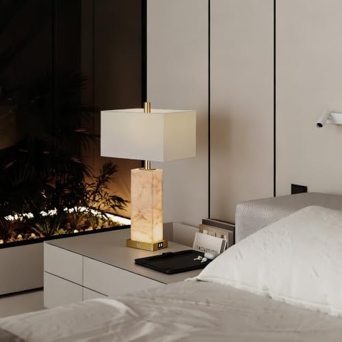 25.6" Alabaster Lamp (2 Count)