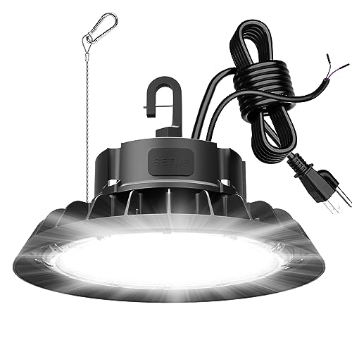 UFO LED High Bay Light 150W 22500LM 5000K High Bay LED Shop Lights