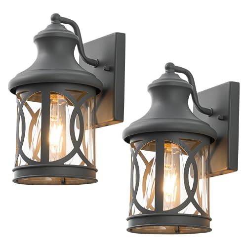 2 Pack Outdoor Wall Lights (2 Count)