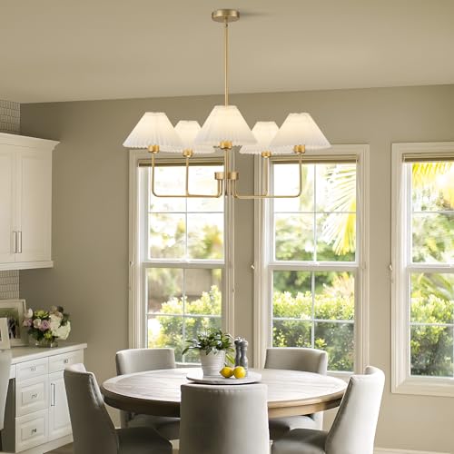 33.4” Gold Chandelier (5 Count)