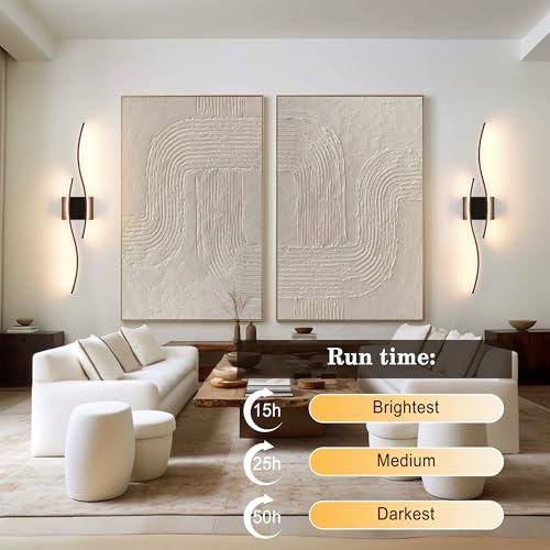 Wireless Wall Sconces Set of 2 (2 Count)