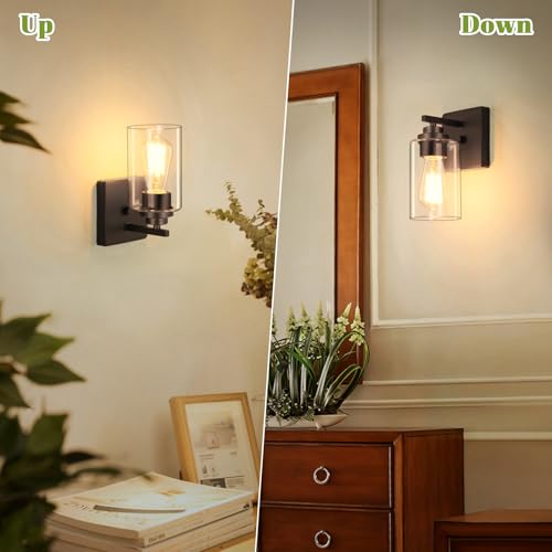 Set of 2 Wall Sconces for Bathroom (2 Count)