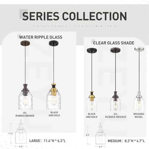 Modern Pendant Lights Kitchen Island 2 Pack (2 Count)