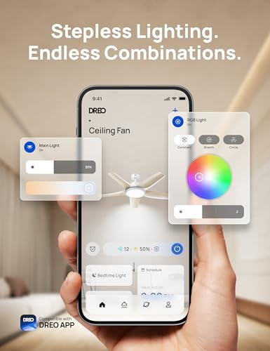 Smart Ceiling Fans with Lights