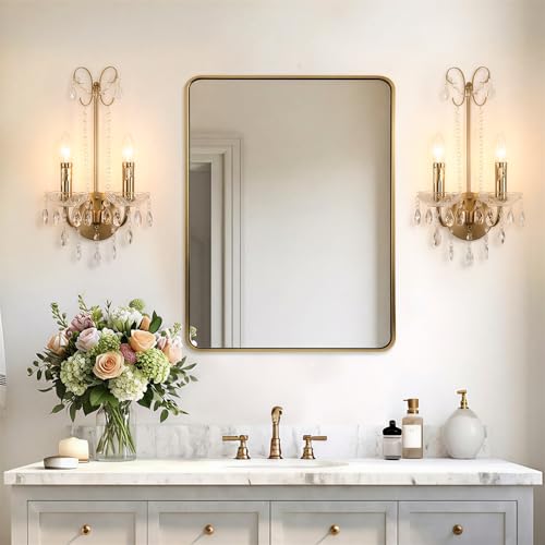 Crystal Wall Sconces Set of 2