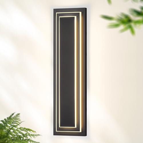 24 in Modern Outdoor Wall Light