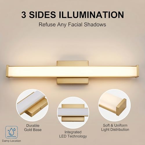 24" Modern LED Bathroom Light Fixtures (24 Count)